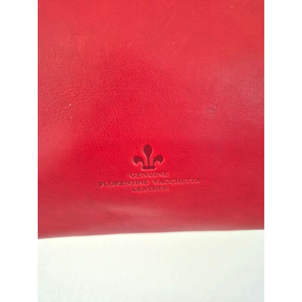 Dooney & Bourke Florentine Vachetta Red Leather Amelie Tote Purse Luxury Classic - Picture 8 of 9